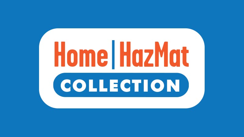 MMSD's Home HazMat program to drop-off your household hazardous waste.