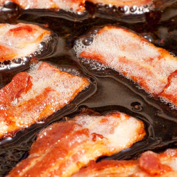 Do not pour bacon grease down the drain.